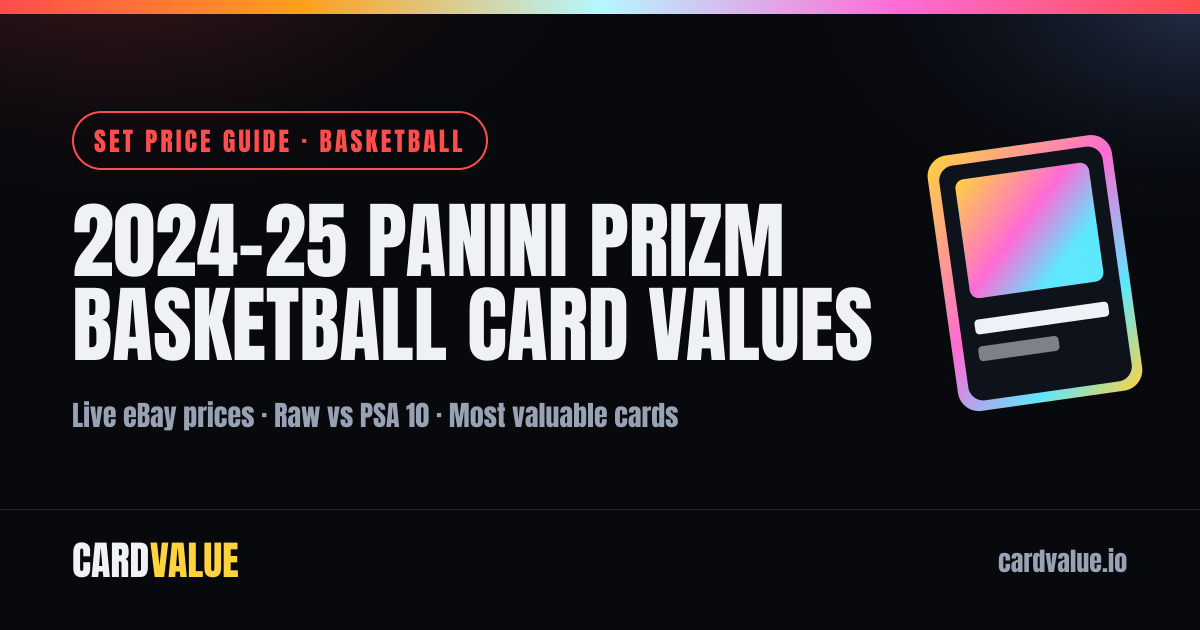 2024-25 Panini Prizm Basketball Card Values & Price Guide