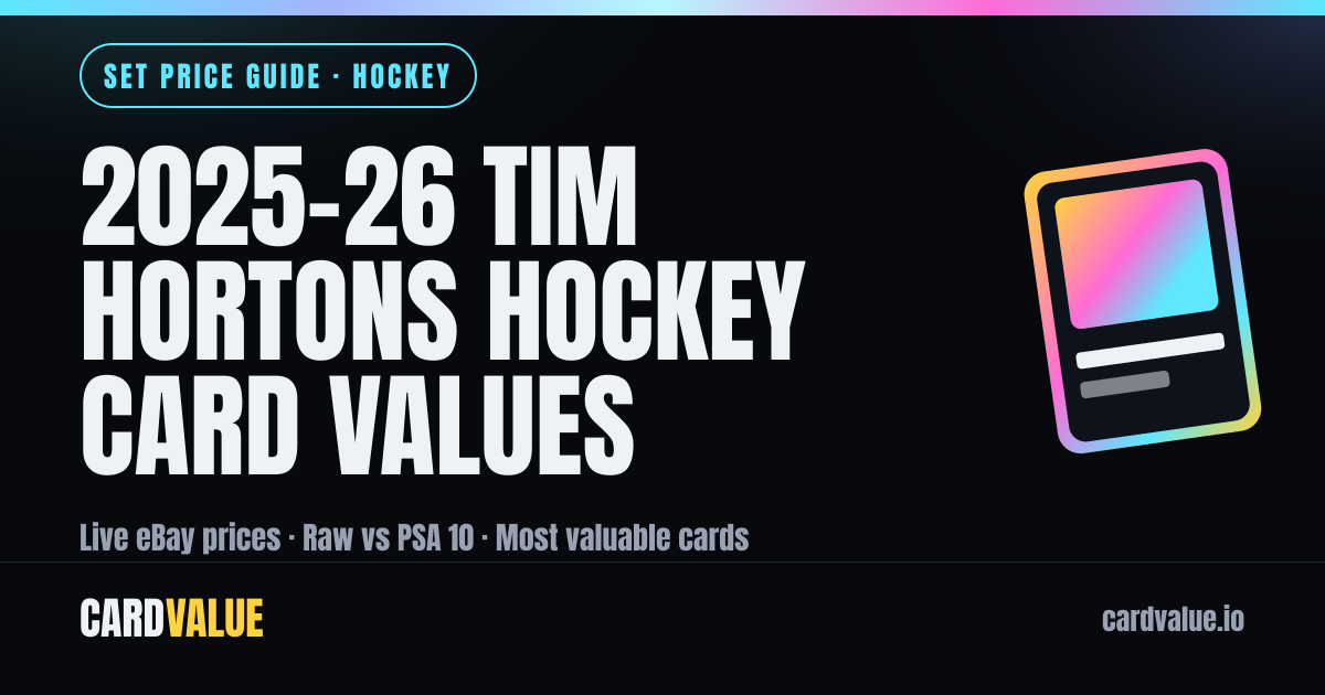 2025-26 Tim Hortons Hockey Card Values & Price Guide