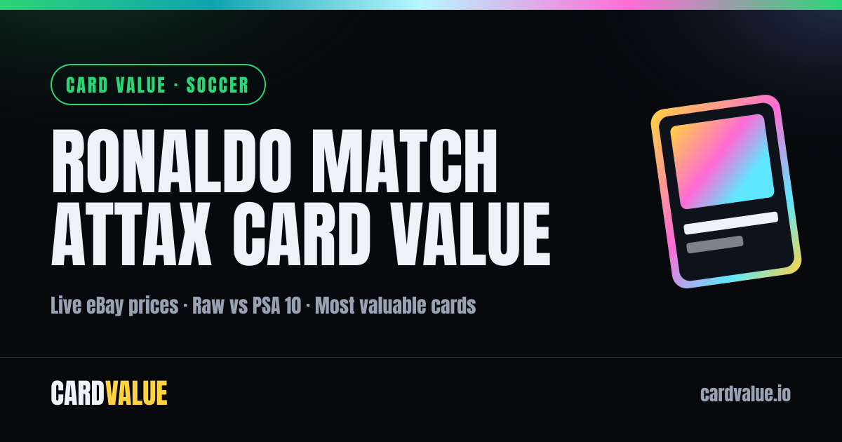 Ronaldo Match Attax Card Value & Prices | Card Value